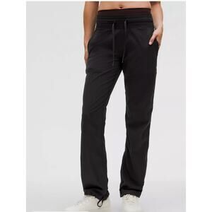 Lululemon Dance Studio Mid-Rise Pant 10 Black Gorpcore Sporty Balletcore Utility